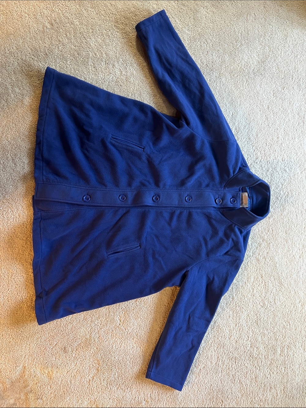 Woman Within Plus Size Fleece Swing Funnel-Neck Coat